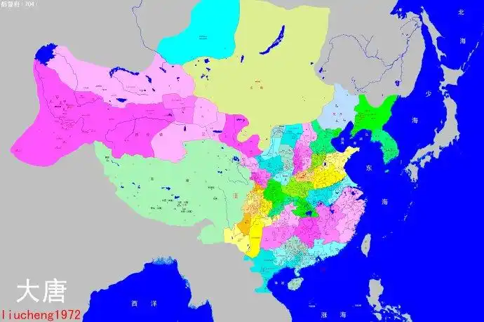 地图集锦——隋唐地图