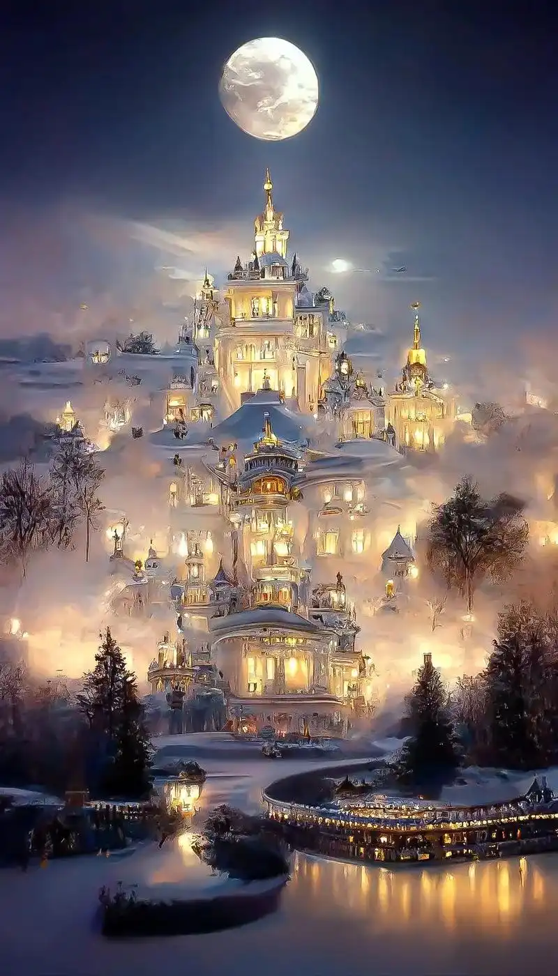 能不能陪我一起在这童话世界里#城堡 #唯美意境 #童话世界  - 抖音