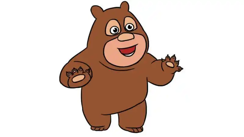 熊二的画法步骤简笔画熊出没熊二的画法熊熊乐园小熊二简笔画 熊出没