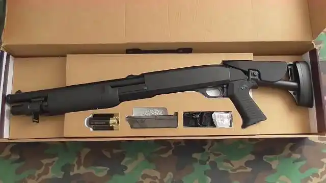 开箱一个水弹发射器m56c弹簧猎枪,打开的瞬间就喜欢上它了-生活视频