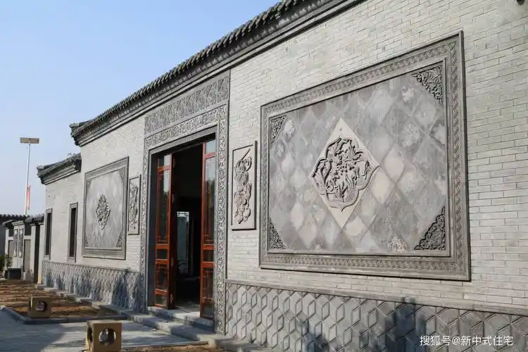 砖雕中式照壁墙图片