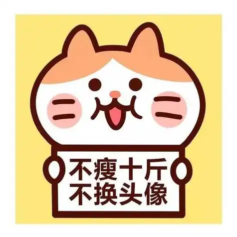 头像不瘦十斤不换头像