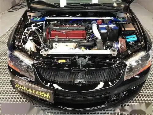 三菱evo9代美容大整备粤a正规手续evo9车主却忘了照顾酷乐整备