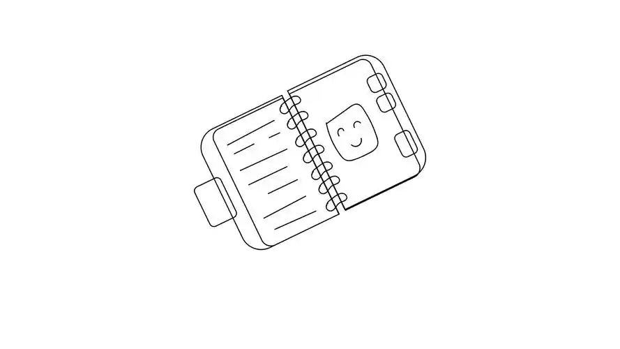 日记本简笔画
