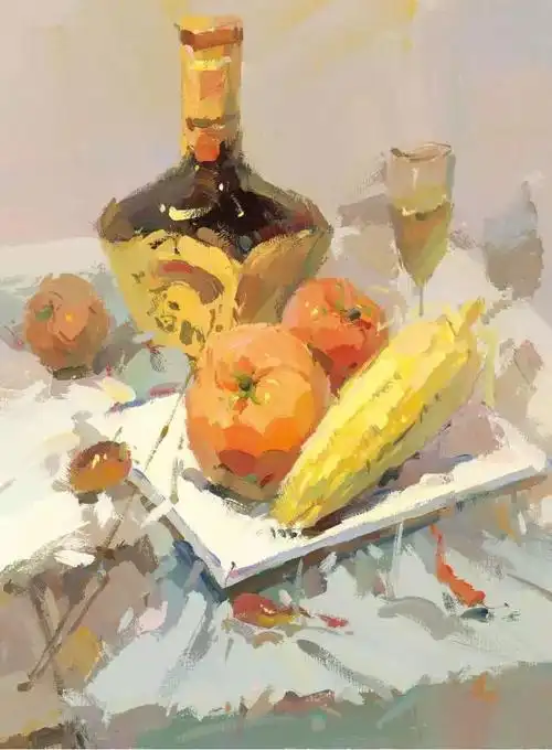 色彩静物组合一条龙解读美术生必看