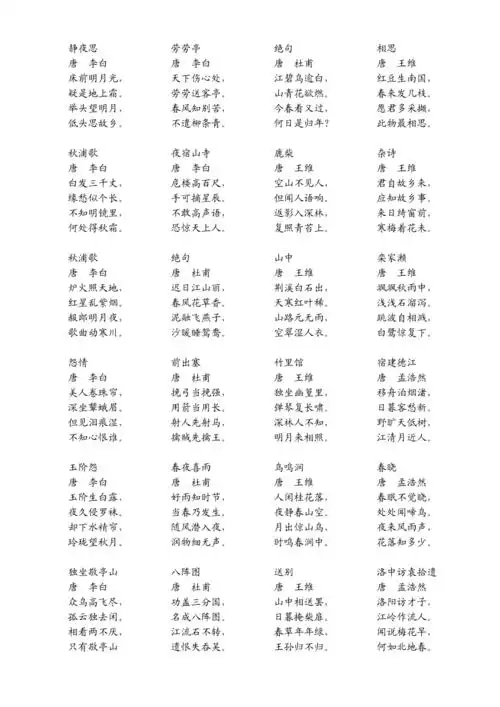 最新整理的五言绝句全集.doc