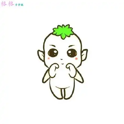 胡巴简笔画 胡巴简笔画可爱