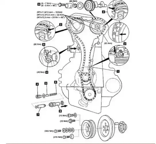 67汽修正时奔驰车系校对正时方法