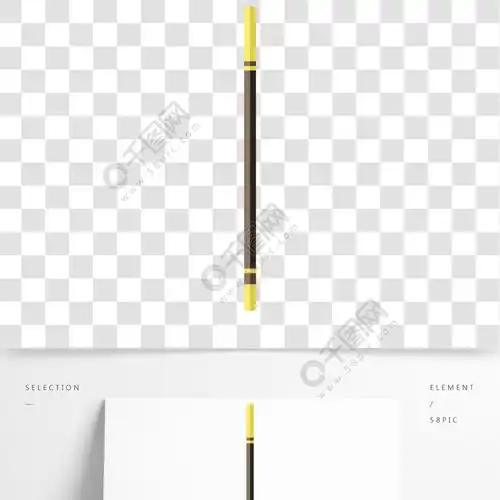 卡通手绘金箍棒武术棒半年前发布