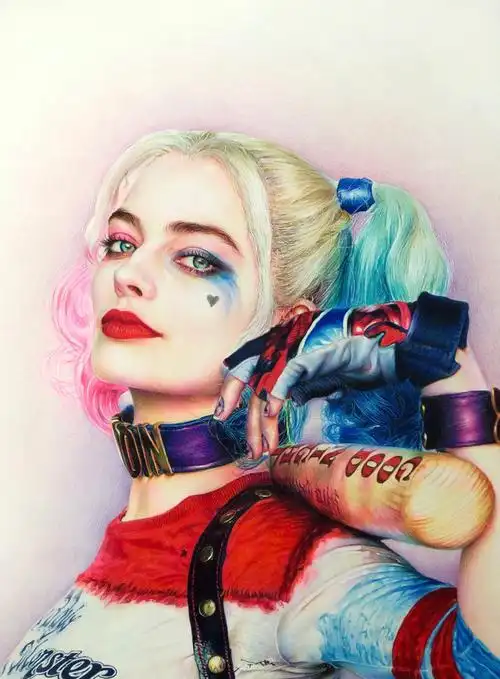 小丑女过程mycoloursketchstepschart