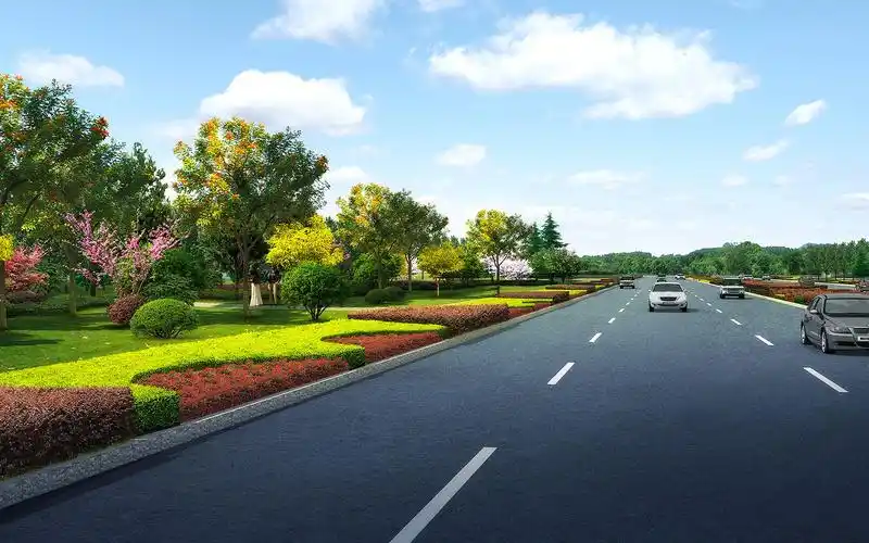 司空侠ps教程道路景观植物搭配景观效果图后期制作