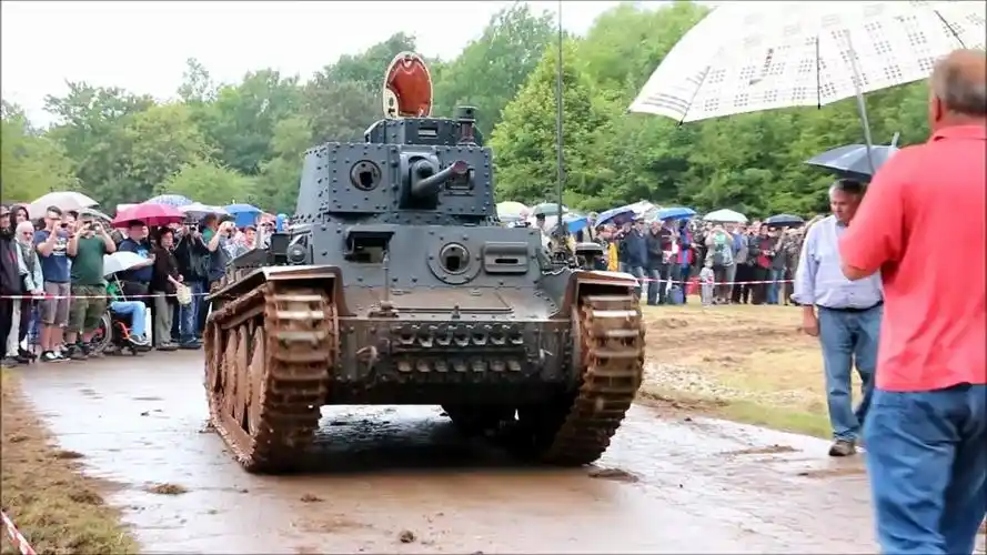 二战德军使用的捷克斯洛伐克制38t 坦克