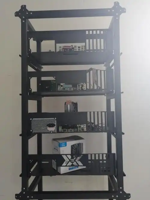 dnf地下城与勇士工作室机箱机架游戏集中机房电脑托盘主板支架8孔pdu