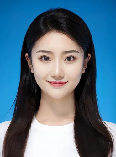 ai写真定制高级证件照蓝底白底换脸定制2张