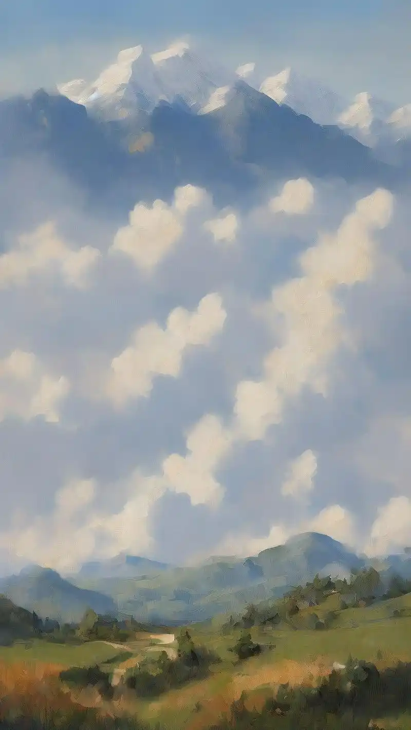 qq封面背景,山水间寻觅意境9015