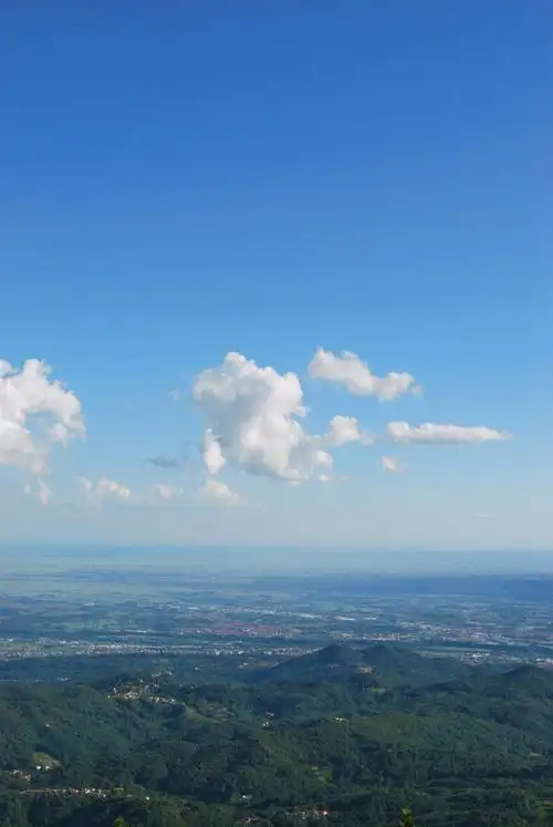 风景,叹为观止,全景,山谷,意大利,自由,留白