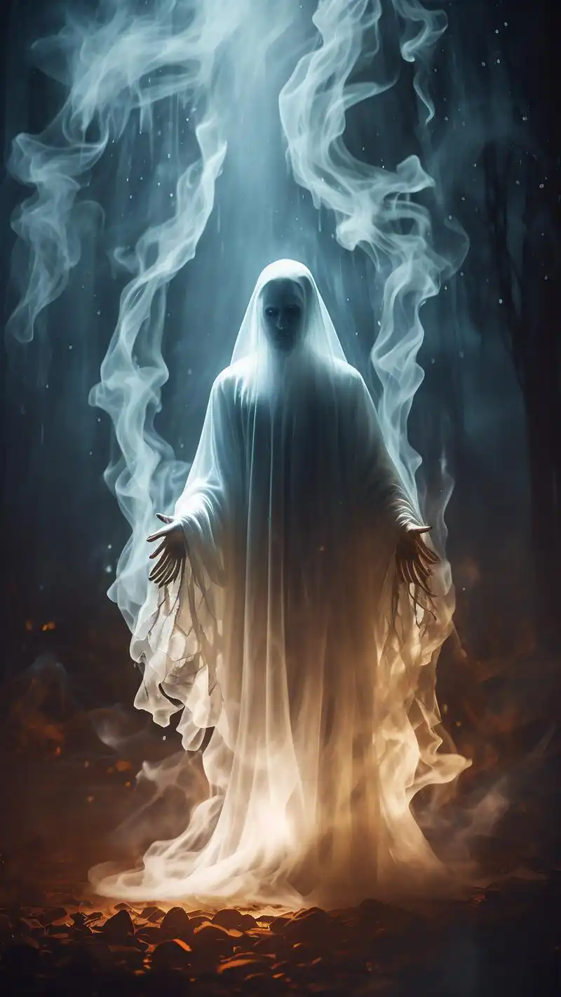 97 胆大的你,是否敢于将这些惊悚的鬼魂壁纸设为你的手机背景?