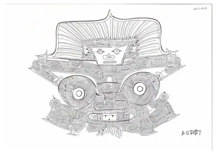 良渚玉器|插画|商业插画|冀皓天 - 原创作品 - 站酷 (zcool)