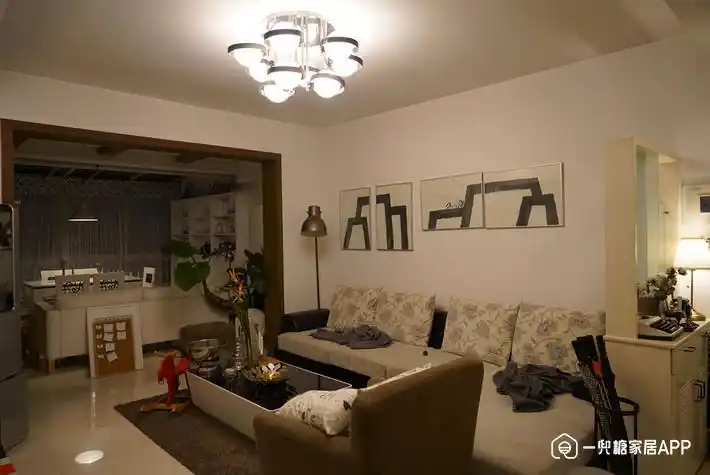 用1天时间爆改10年前的老客厅