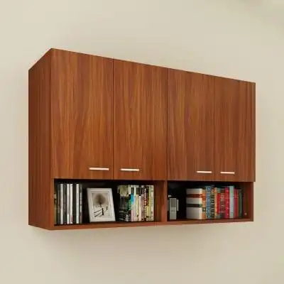 墙面置物实木墙柜挂柜吊柜置物架浴室简约收纳吊柜