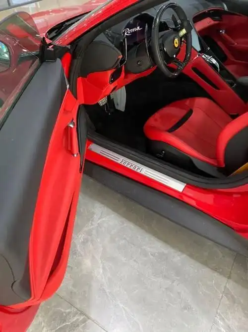 两门超跑法拉利罗马首选港口现车特价行情|方向盘|内饰|辐条_网易汽车