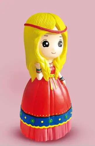 加大儿童涂色玩具上色石膏娃娃diy彩绘手工陶瓷制作存钱罐白胚