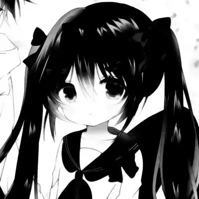 文艺动漫情侣头像一左一右高清图片