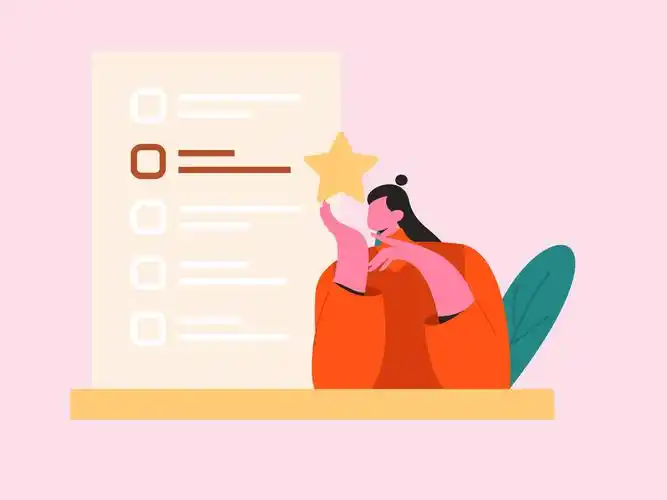 邀请好友进行问卷调查人物互联网背景矢量插