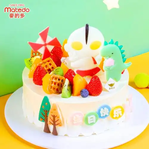蛋糕多儿儿童新鲜现做手工生日蛋糕卡通同城配送新鲜