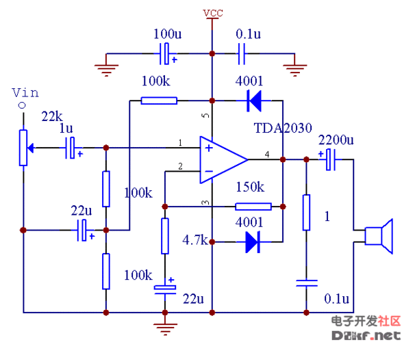 2030功放电路图