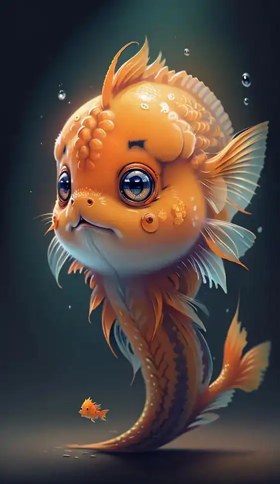 ai魔图海洋系列之可爱鱼宝宝.炎热的夏天,忙碌的生活,但愿a - 抖音