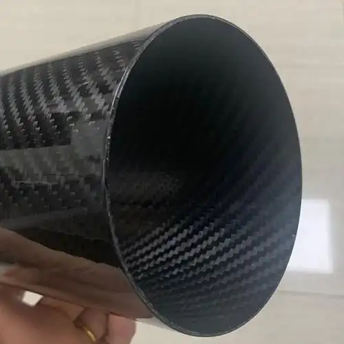 大口径150mm3k碳纤维管 ud碳管 哑光面碳纤维卷管 斜纹平纹碳纤维