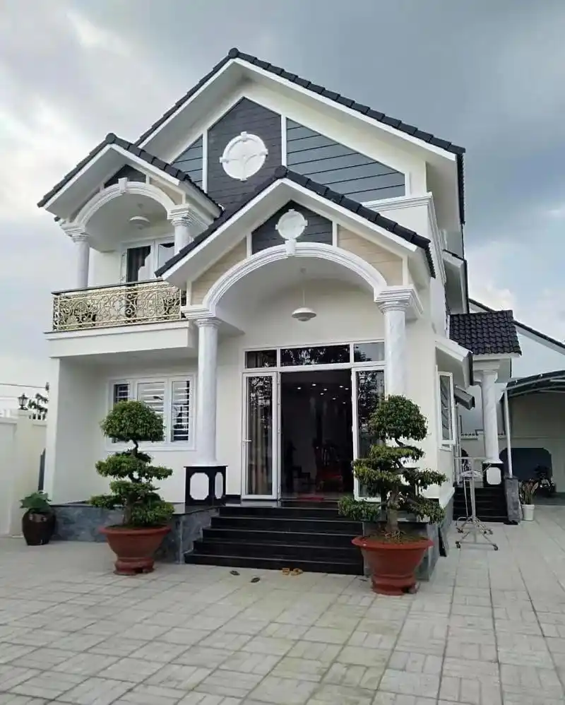 越南农村及乡镇现在主流的现代欧式建筑风格,简洁,耐看,结构不 - 抖音