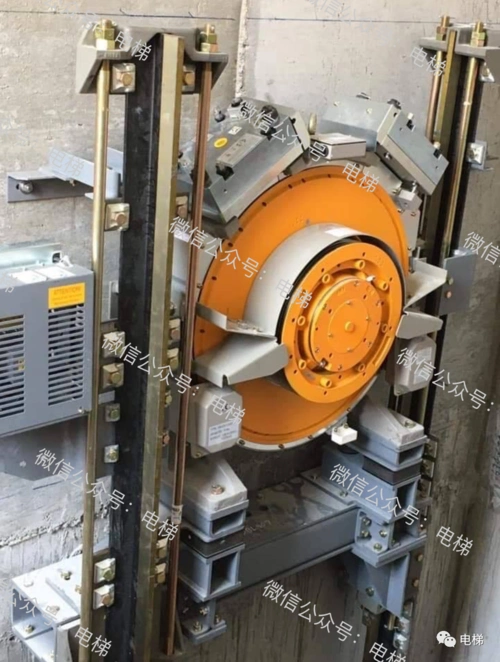 第一次见日立这种电梯主机!