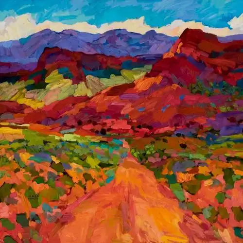 她为她的画作,注入了色彩和生命! - 名画网