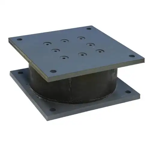 桥梁盆式橡胶支座高阻尼hdr水平分散力lnr减隔震铅芯建筑支座隔震-阿