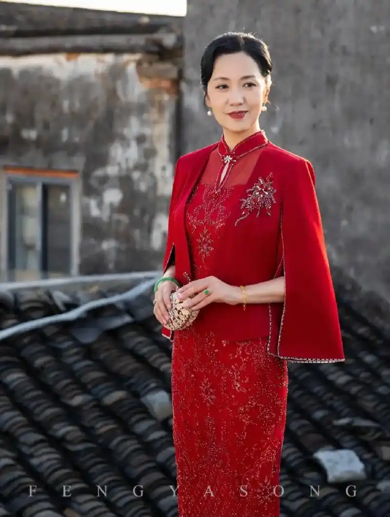 妈妈说东方美学的天花板当然是中国红