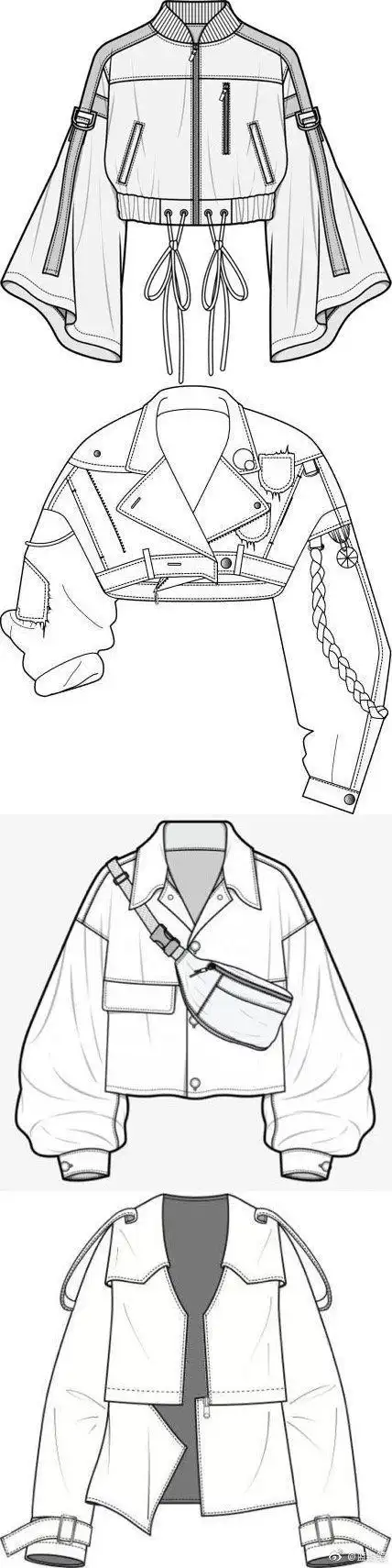 绘画素材,线稿,衣服,上衣,设计