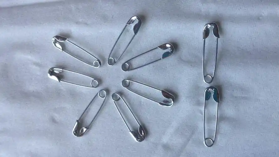 2号银色别针 00 0 1 2 3 4号 安全小别针扣针 1000个