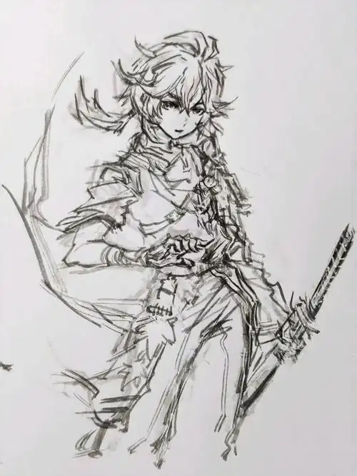 【极道画师】原神角色构思草稿