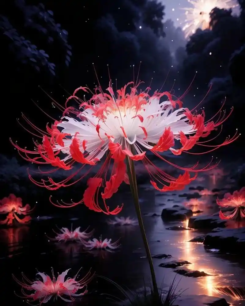 彼岸花图片  彼岸花啊,你这个调皮的小精灵94,总是喜欢在秋天的角落