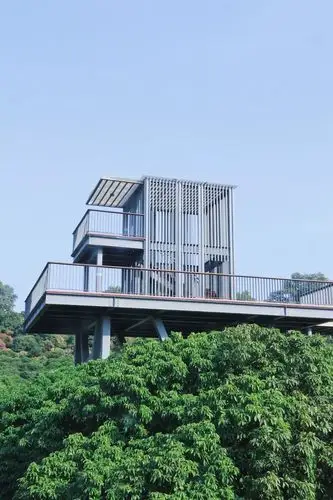 zui佳的观赏位置是位于制高点的观景台.