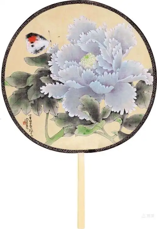 一组精美的国画团扇扇面欣赏