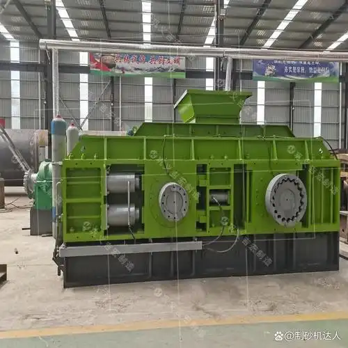 1200辊式破碎机锰钢加厚辊皮,没有易损件!