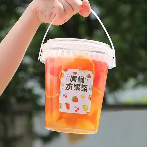水果桶霸王桶装烧仙草杯子商用透明奶茶桶已售12￥17折后价￥27淘宝