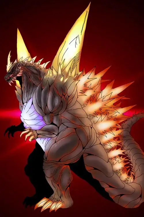 哥斯拉# #怪兽# 太空虚g