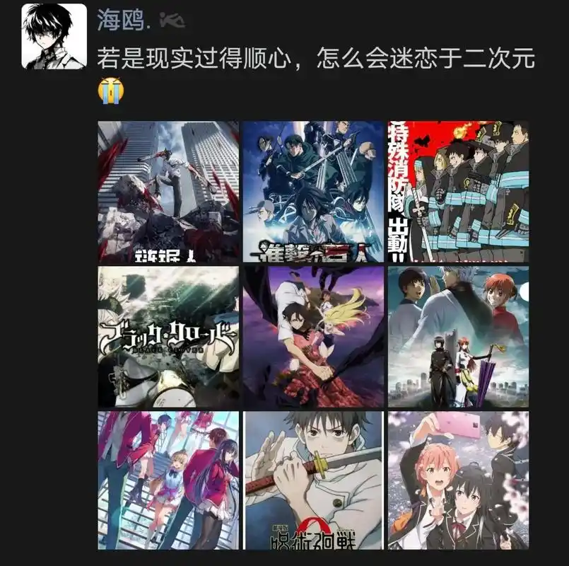 若是现实顺心怎会迷恋二次元