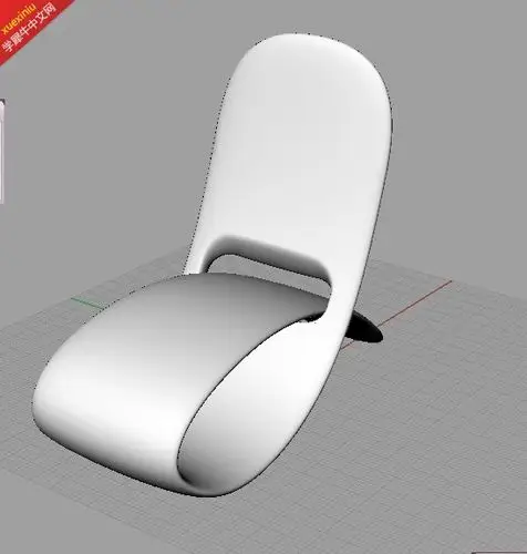 用犀牛建模做非常漂亮的曲面椅子教程 - rhino教程分享 - 学犀牛