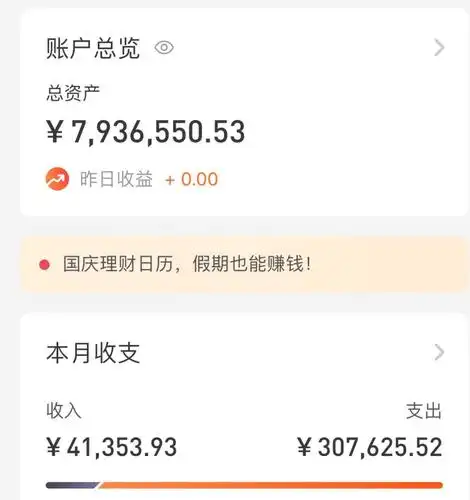 算吧.我招行大概这些.其他银行大概还有170万.