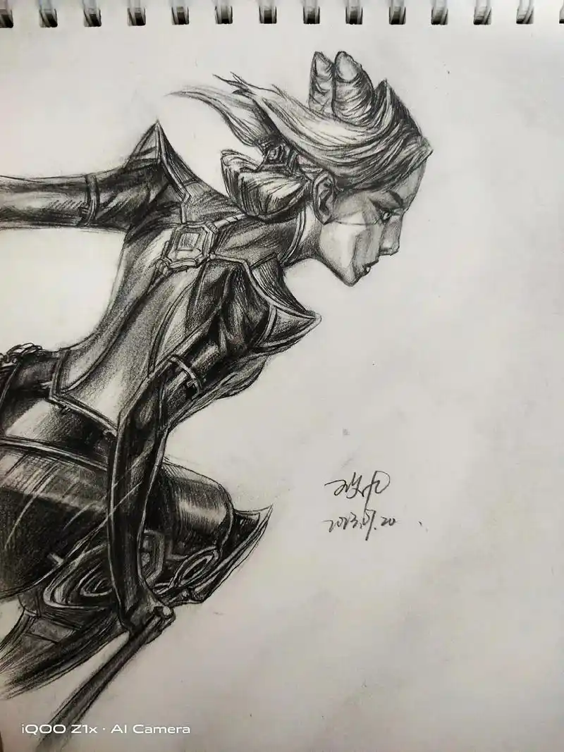 卡密尔.优雅永不过时 #英雄联盟手绘 #青钢影 #卡密尔 - 抖音